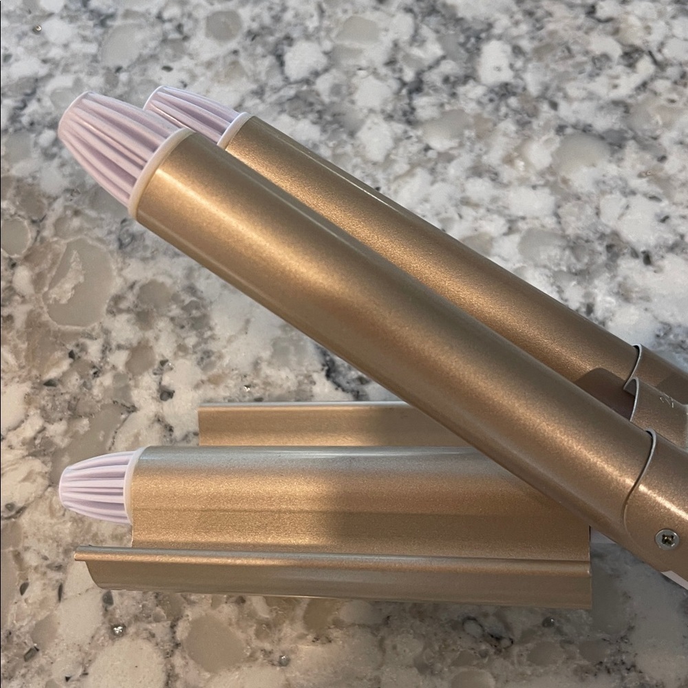 CkeyiN Gold Triple Barrel Hair Waver - Picture 5 of 8